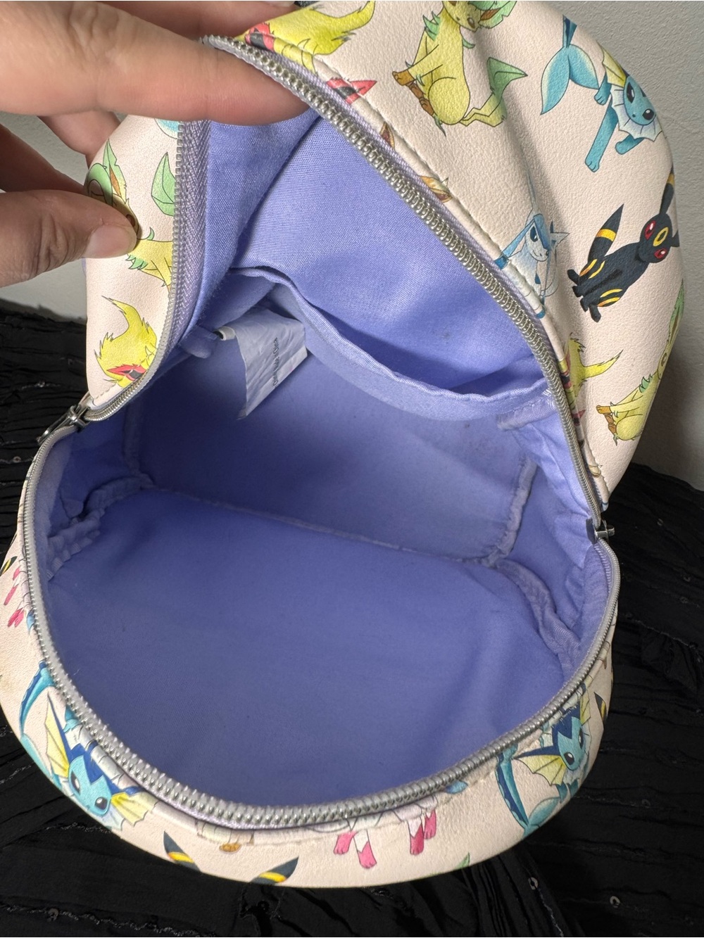 LOUNGEFLY POKEMON eevee evolutions EEVEELUTIONS water color MINI BACKPACK - Picture 15 of 16